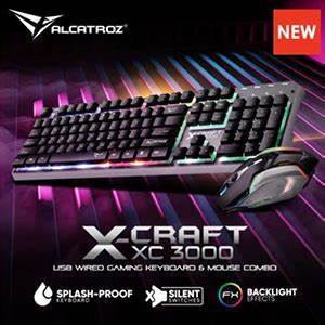 Mouse & keyboard Combo Alcatroz X-craft XC3000 Gaming RGB