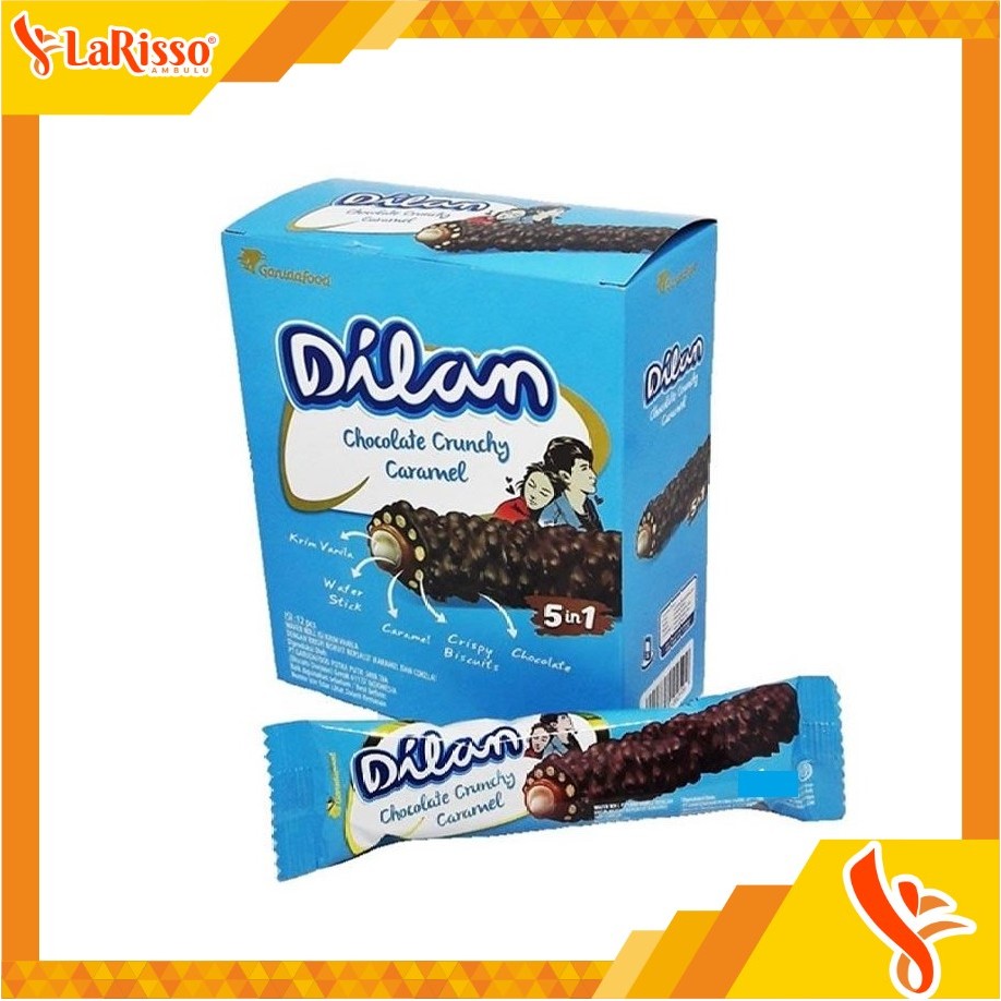 

GERY DILAN CHOCO CRUNCHY CARAMEL BOX (12'S)