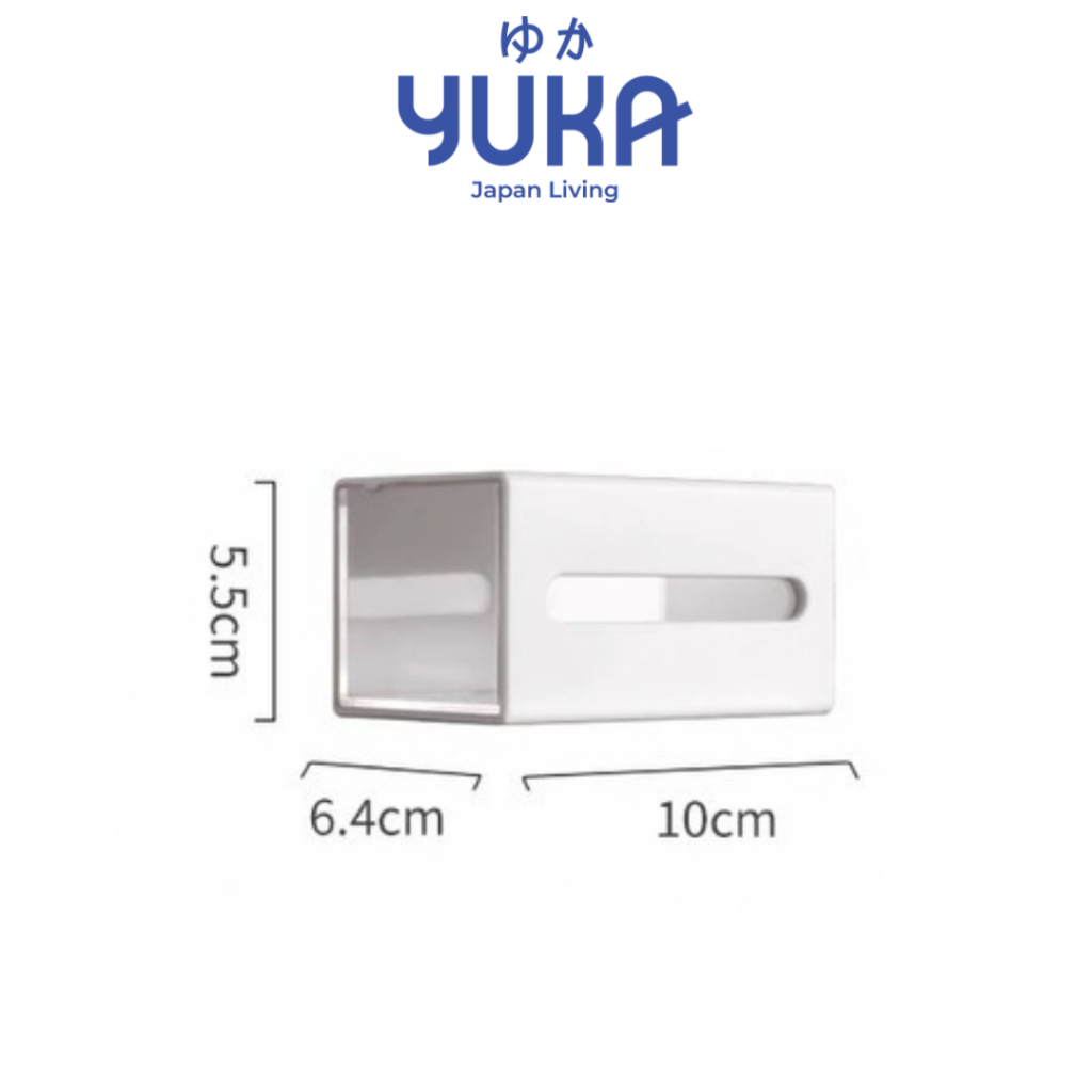 OFFICIAL YUKATAMAGO Wadah Dinding Skincare Bening Rak Multifungsi Transparan Laci Dinding Serbaguna