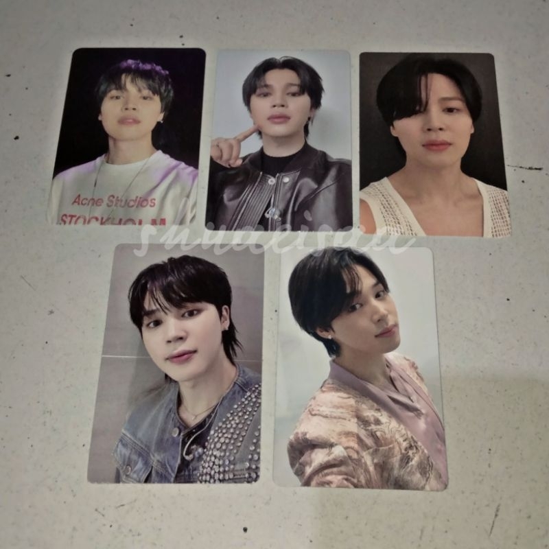 Park Jimin BTS Photocard Official Lucky Draw Powerstation, Gift productions diary, Face weverse vers