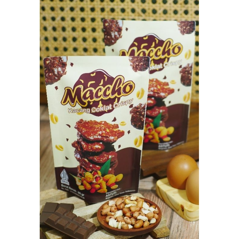 

Maccho Kacang Coklat Crispy 80 gram