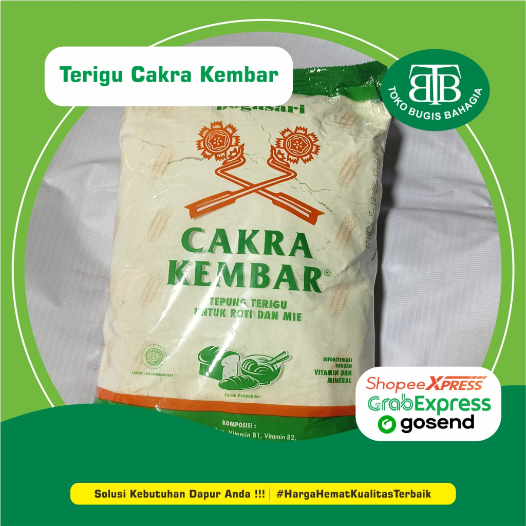 

Terigu Cakra 1 Kg, Murah Makassar