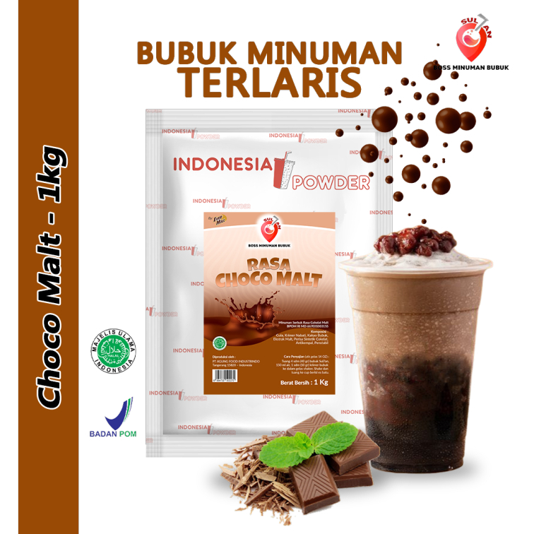 

Rasa Choco Malt 1Kg / Bubuk Minuman Merk SUL7AN [Mix]