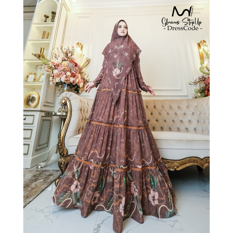 Dresscode Series By METRIS OFFICIAL | FashionMuslimahStyle | Gamis Syari Mewah