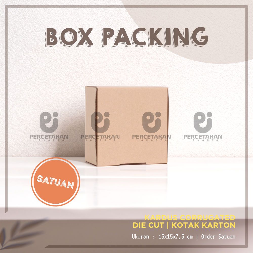 

Kardus Corrugated 15x15x7.5 CM | Die Cut | Kotak Karton | Box Packing Souvenir Pizza