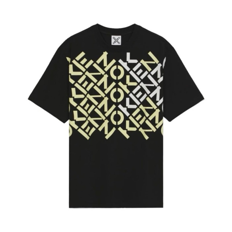 KENZO Sport Monogram Print T-Shirt Black Original (100% Authentic)