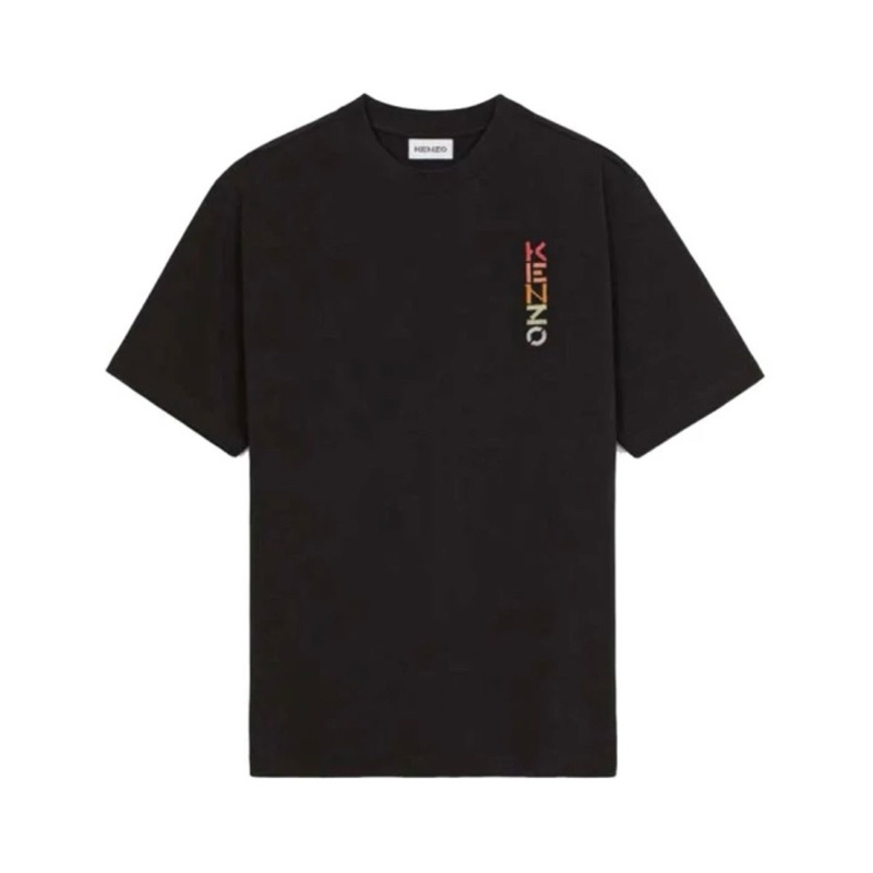 KENZO 5 Text Logo T-Shirt Black Original (100% Authentic)