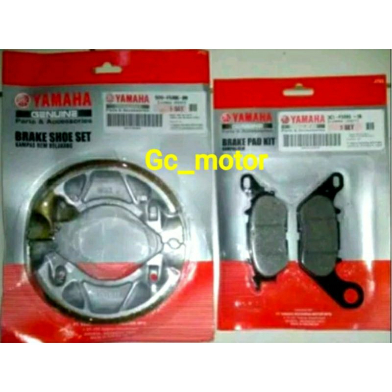 kampas rem depan belakang mio j mio sporty smile nouvo xeon fino 115 soul 115 xride 115 mio gt 115