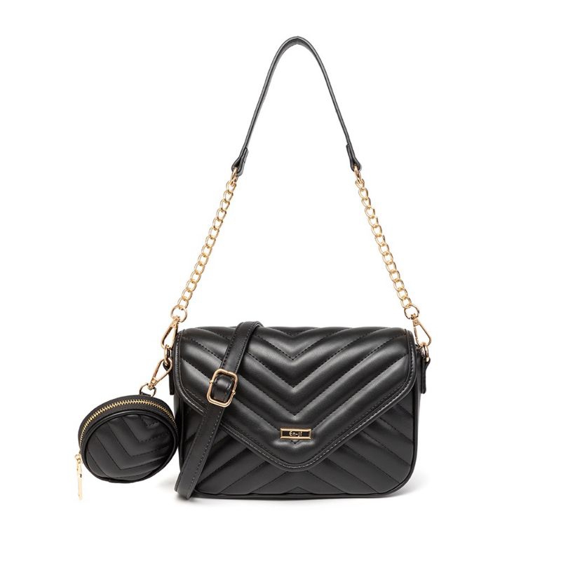 Enji Anrim Shoulder Bag - Black