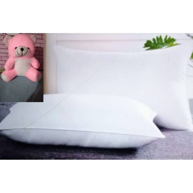 Bantal tidur dewasa super empuk isian full silicon (free boneka)