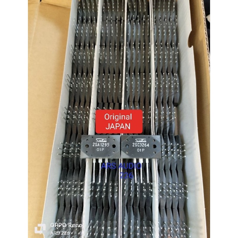 Terlaris Transistor power SANKEN 2SA 1295 2SC 3264 JAPAN SANKEN A 1295 C 3264 Original JAPAN 1set Z7