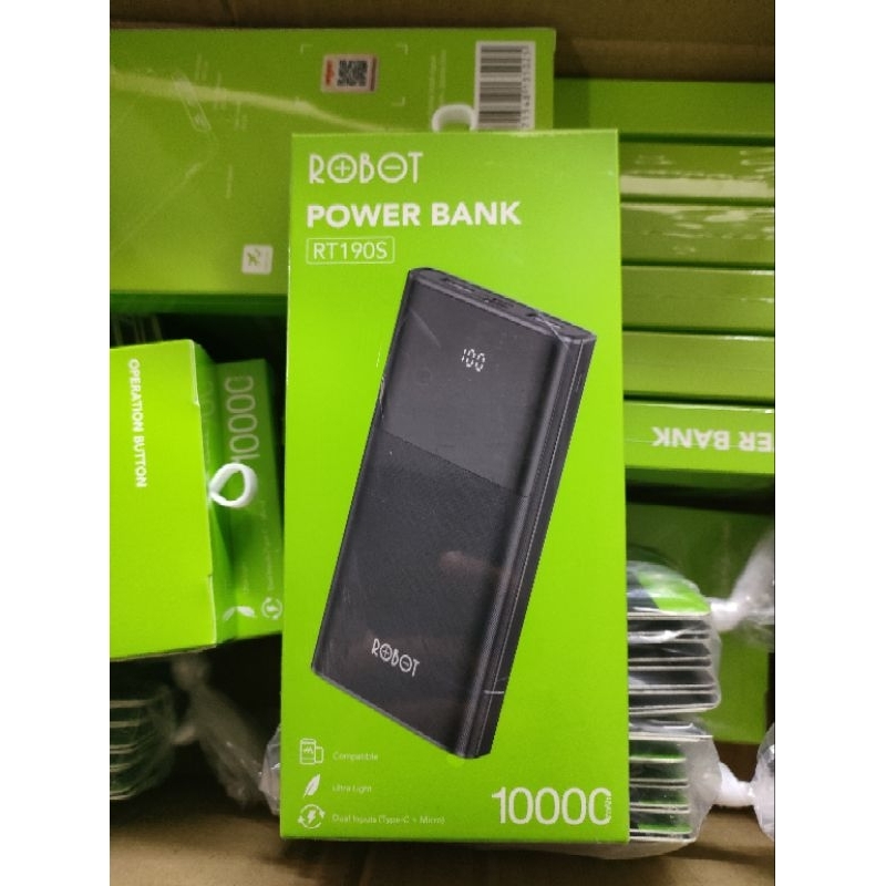 POWERBANK 10000mAH/POWER BANK ROBOT 100%ORIGINAL