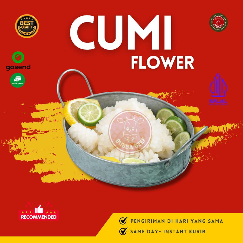 

Cumi Flower Frozen 500gr | Cumi Kembang Premium | Cumi Kupas Kulit Tanpa Tinta | Seafood Premium | Ikan Laut Segar | Olahan Ikan Laut Segar | Cumi Flower Seafood Premium