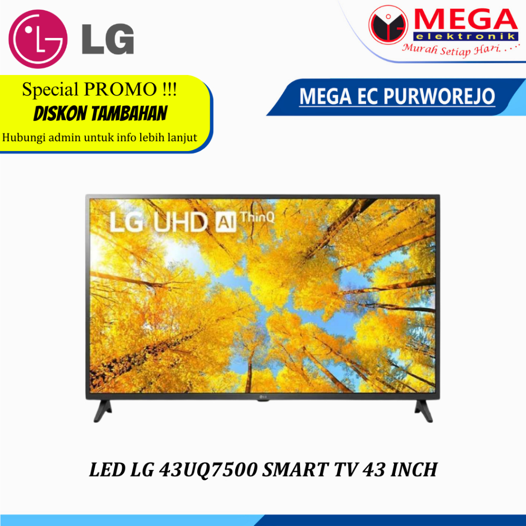 LED LG 43UQ7500PSF SMART TV 43 INCH