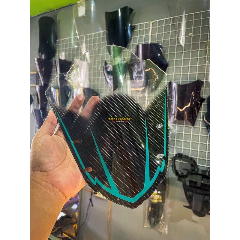 VISOR MHR BENING CARBON AEROX OLD/CONNECTED