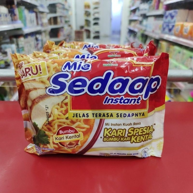 

Sedap kuah kari spesial 380gr,1pak/5pcs@76gr