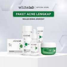 WHITELAB ACNE SERIES - Facial Wash | Bar Soap (Sabun Batang) | Toner | Moisturizer Gel (Pelembap) | 