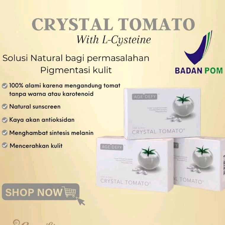 Crystal Tomato With L-Cysteine || Csyaskin || Solusi Natural Bagi Permasalahan Pigmentasi Kulit