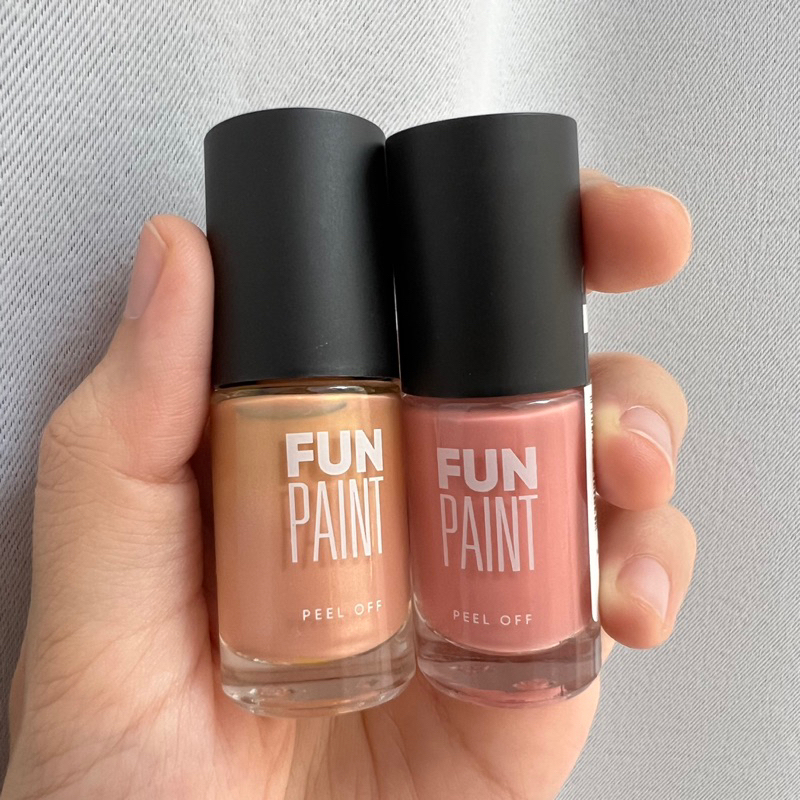 PRELOVED - MINISO KUTEK HALAL peel off Fun Paint 2022 terbaru warna Glitter/Pearl Nail Polish