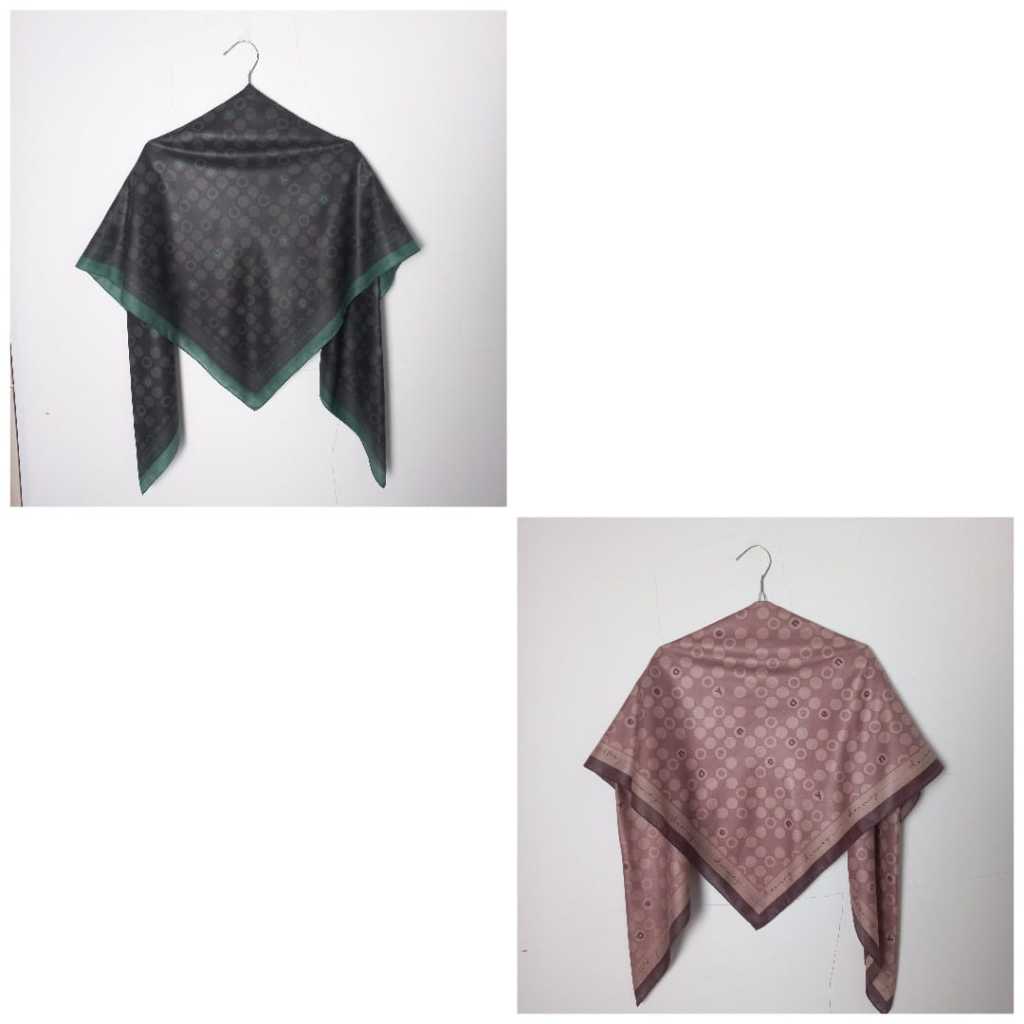 SALE DEFECT HIJAB DEENAY KALARE BLACK MAUVE