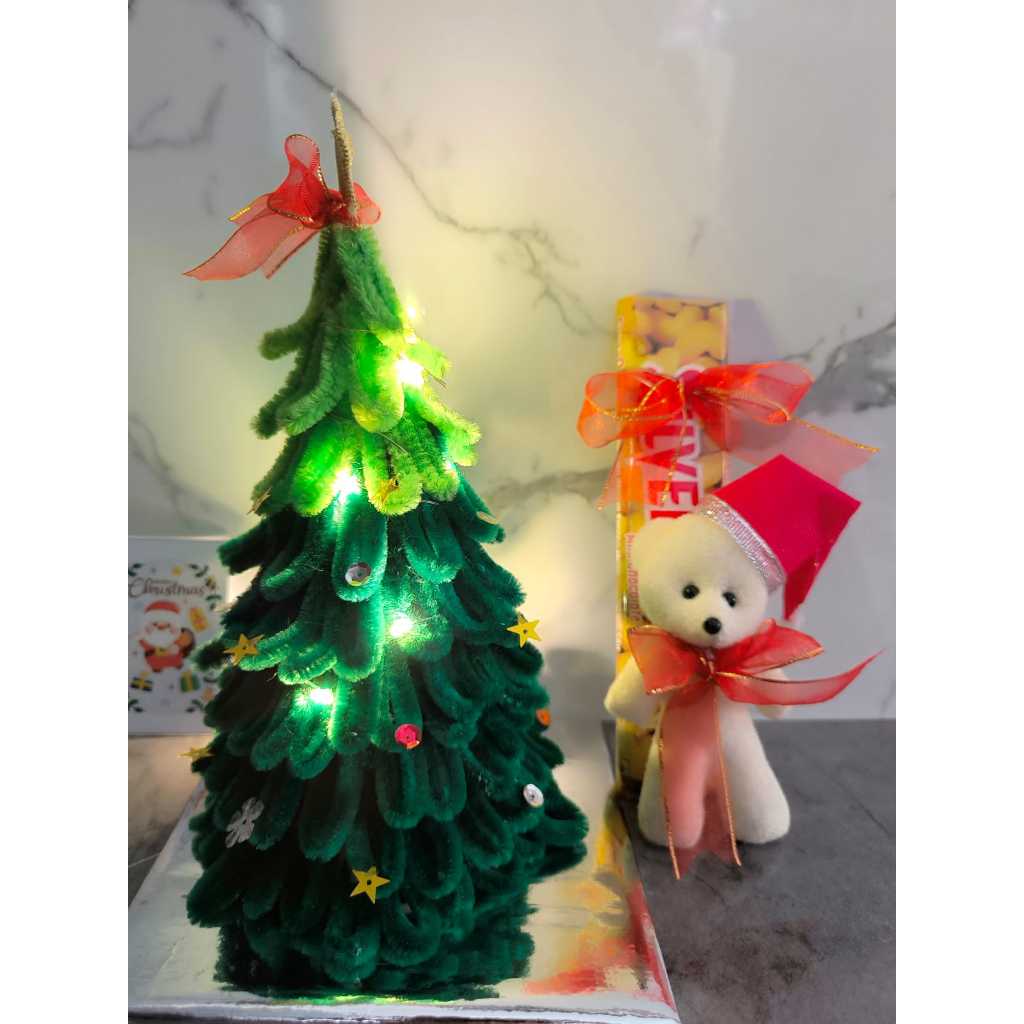 

Christmas Hampers Gift - Pohon natal, Coklat Silverqueen Boneka Santa