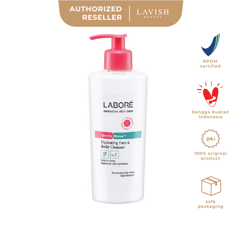 LABORE GentleBiome Hydrating Face &amp; Body Cleanser (250ml)