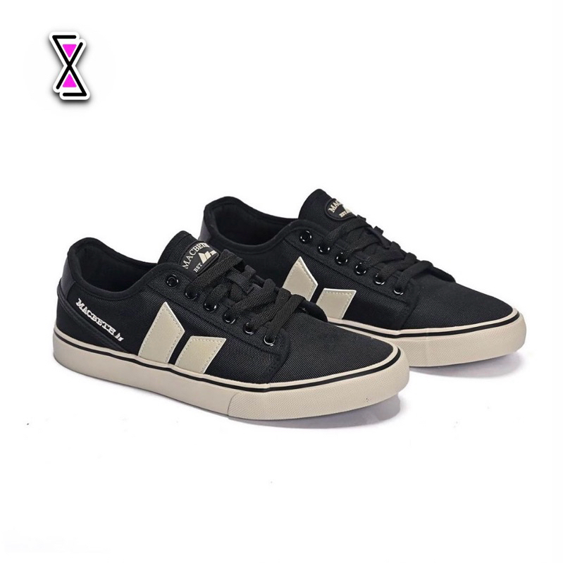 Sepatu Macbeth James Black Cement Original Resmi