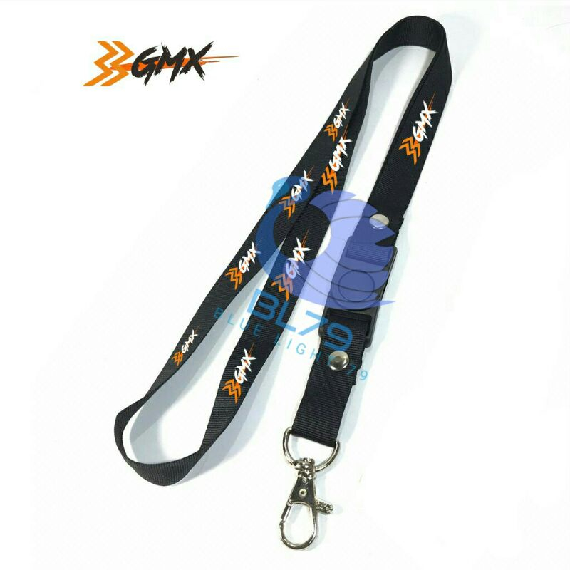 

Lanyard Gantungan kunci GMX new model - Lanyard brand - Lanyard PREMIUM gantungan ID Card - Kunci - Name Tag - Flashdisk