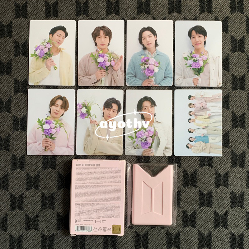 [OFFICIAL] ARMY MEMBERSHIP GIFT PHOTOCARD PC BTS RM / NAMJOON SEOKJIN SUGA / YOONGI JHOPE JIMIN V / 