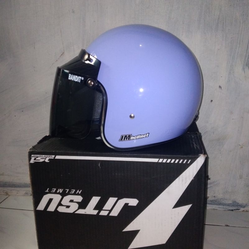 Helm Ungu Lilac JM helmet (PrelovedNew)