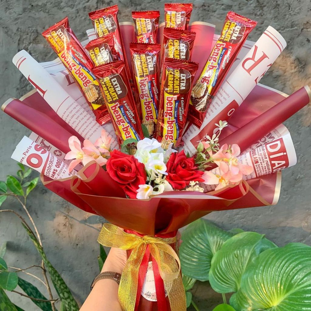 

Buket snack / buket bunga / bouquet bunga / bouquet snack / bouquet flowers