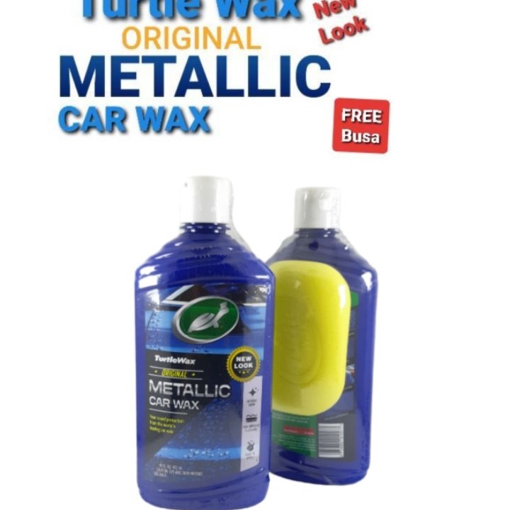 Stok Baru Turtle Wax Metalic Car Wax Poles Pengkilap Body Silicone Silikon Glaze Original