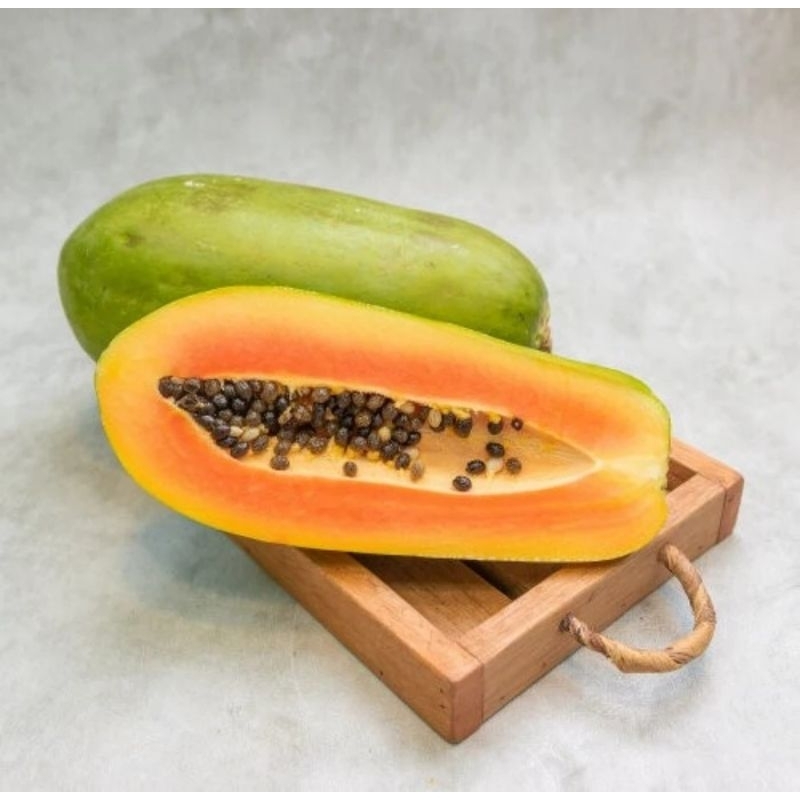 

Pepaya California 1.5 kg up / buah pepaya fresh 1 buah