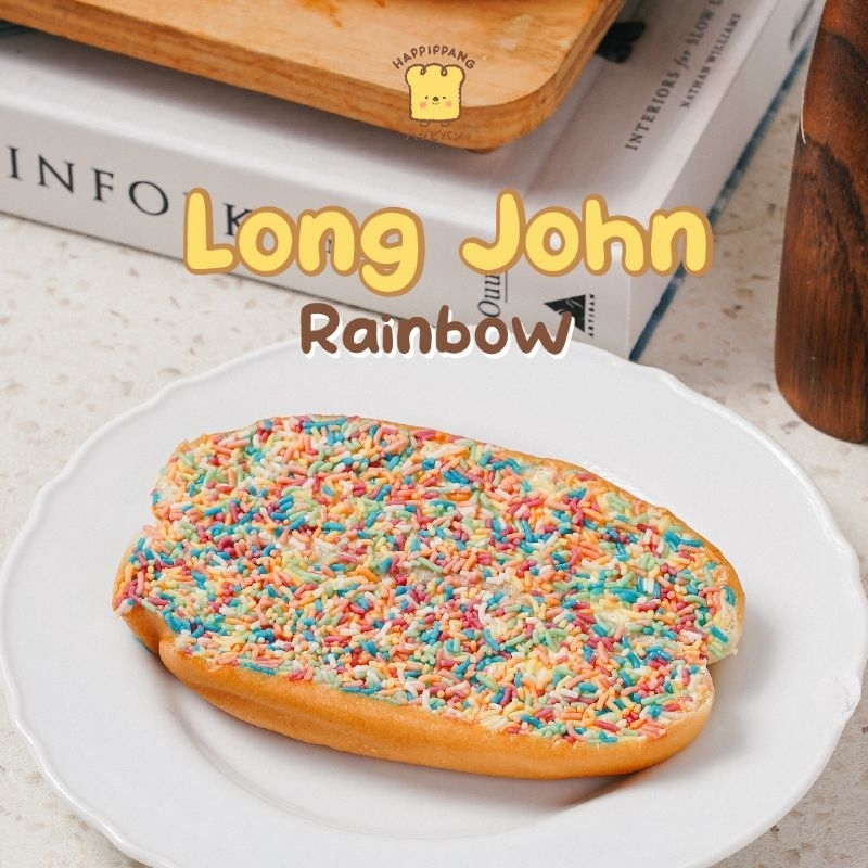 

Long John Premium Bread - Choco Meises, Cheese Keju, Rainbow