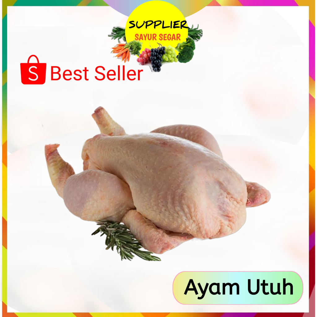 

Ayam Utuh 1.5 Kg - 1,7 Kg Fresh Palembang