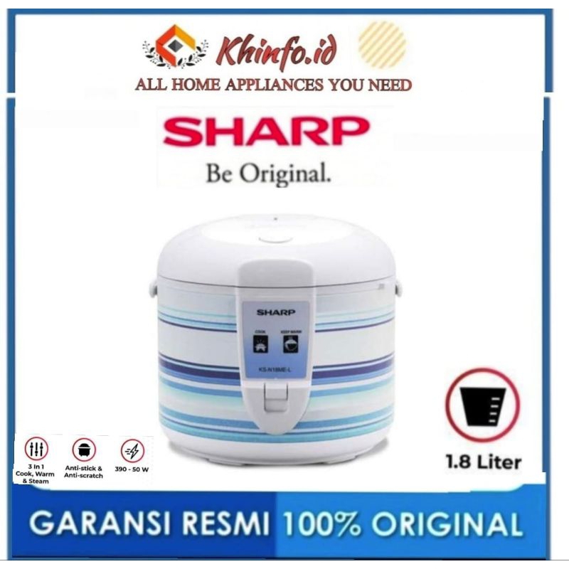 Magic com SHARP 3IN1 KS-N18ME RICE COOKER 3IN1 CAP 1,8L SHARP KSN18