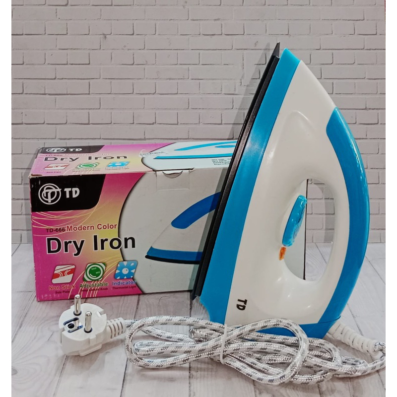 SETRIKA DRY IRON TD-666 / SETRIKA PAKAIAN / GOSOKAN PAKAIAN - TD