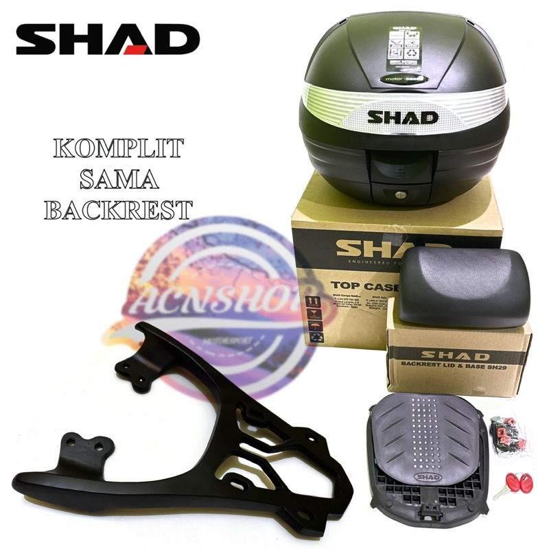 Paketan Box Shad 29 Plus Breket Box Yamaha Fazzio 125