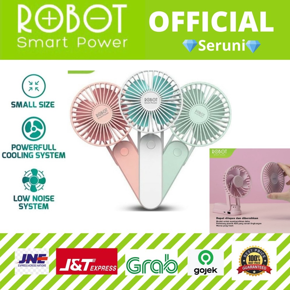 Super promo SERUNI KIPAS ANGIN ROBOT RTBF11 2MAH 3 In 1 Foldable CFC