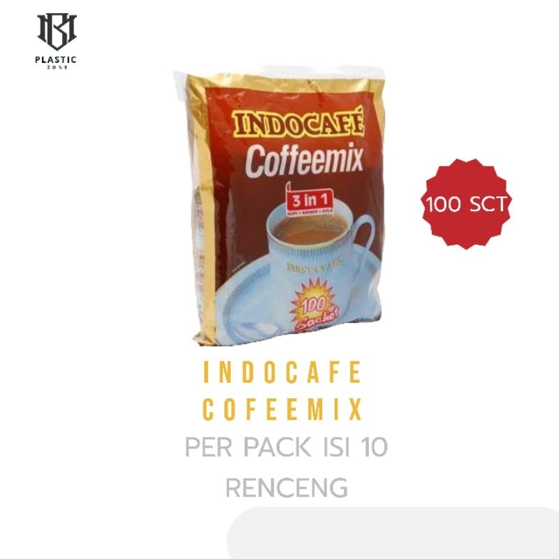 

INDOCAFE COFEEMIX 3 IN 1 SACHET ISI 100 @20 G