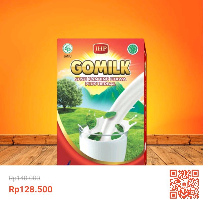 

GOMILK SACHET 30 + 2 Susu Etawa Plus Herbal Daun Kelor