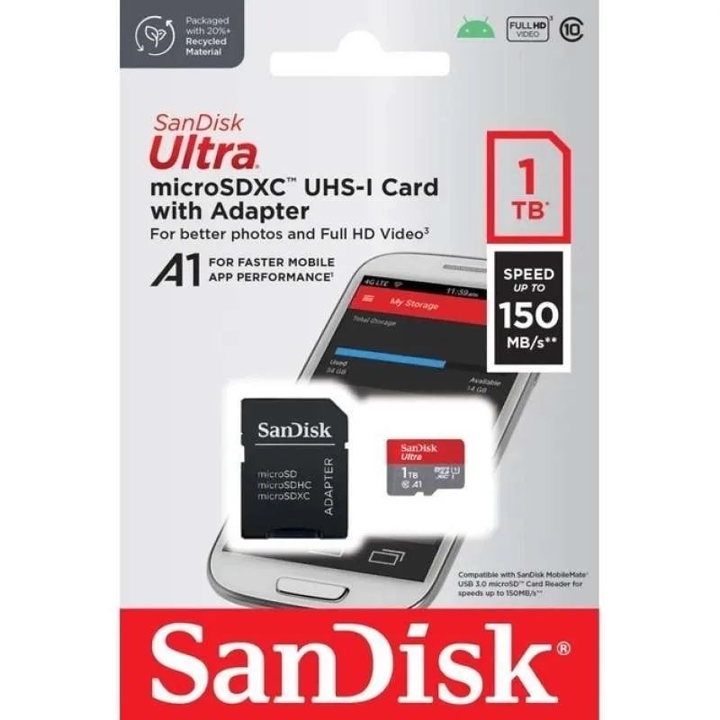 micro sd sandisk  1TB
