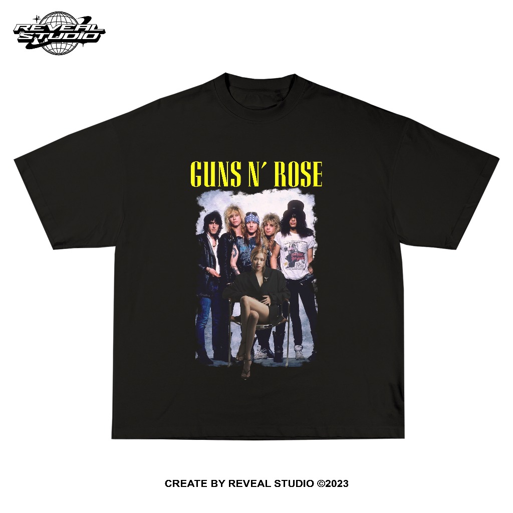 KAOS GUNS N' ROSE BLACKPINK | KAOS KPOP LUCU PARODI PLESETAN BAND METAL