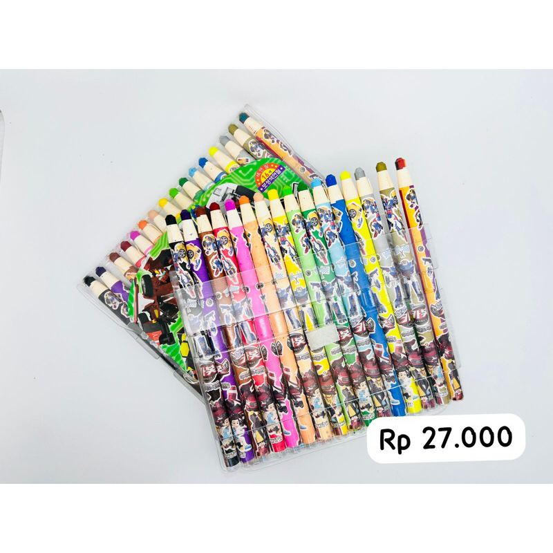 

crayon lapis kertas ukuran jumbo isi 16 warna