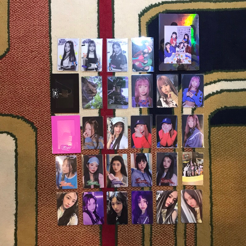 newjeans benefit pob broadcast photocard minji hanni danielle haerin hyein kpopmerch aladin weverse 