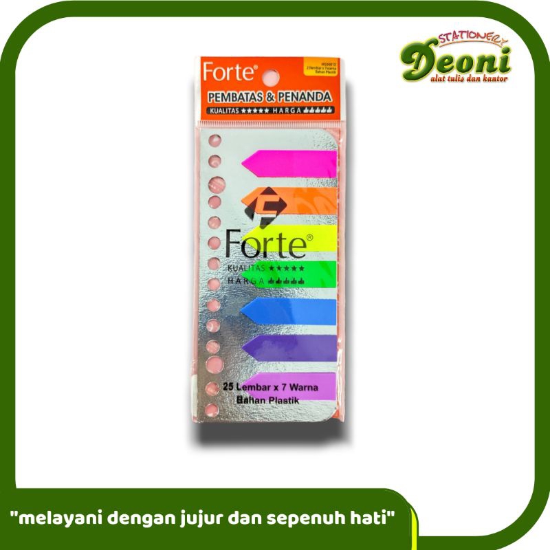 

Forte Sticky Note Pembatas & Penanda Panah 1101