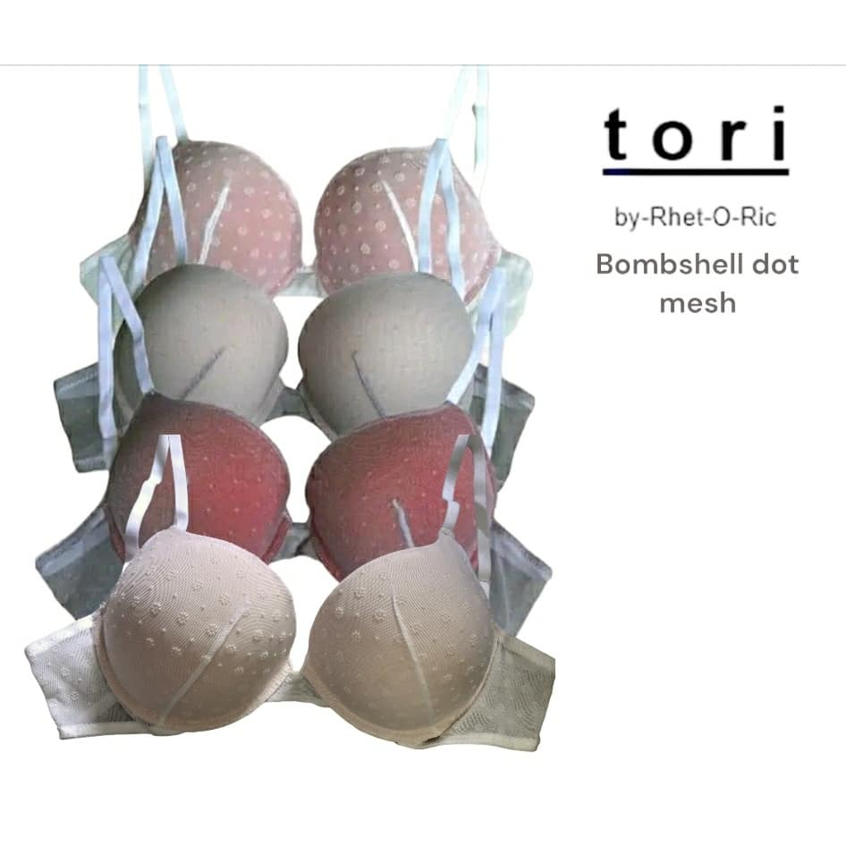 Bra TORI bombshell mesh dot