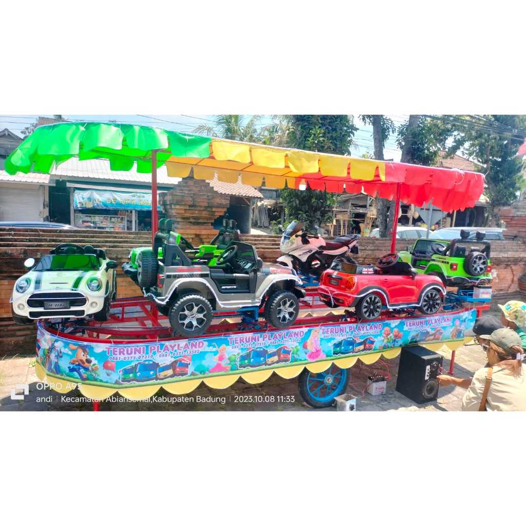 Pabrik Odong Odong Kereta Panggung Mobil Jeep Motor Remot Mix