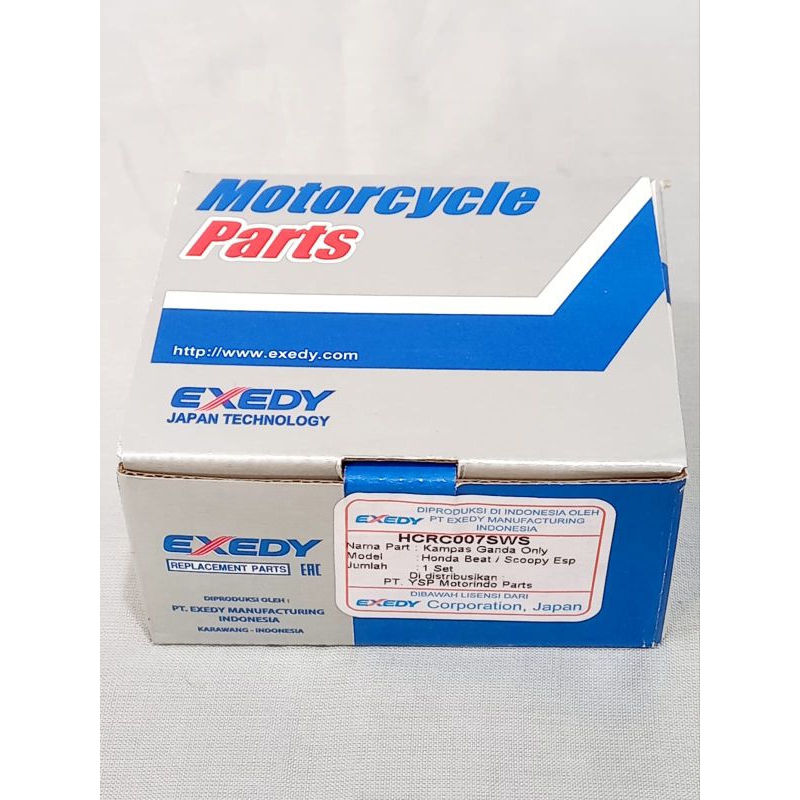 KAMPAS KOPLING GANDA SCOOPY ESP K16 EXEDY KOTAK