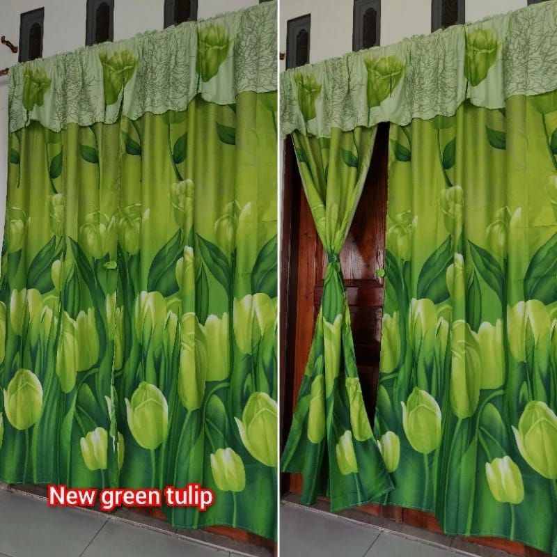 Gorden Pintu Serut Berponi